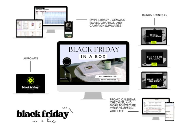 Gemma Bonham-Carter – Black Friday in a Box Bundle