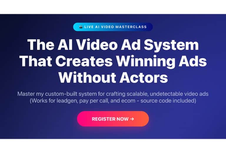 Samar Hussain – Video Ads Masterclass Replay