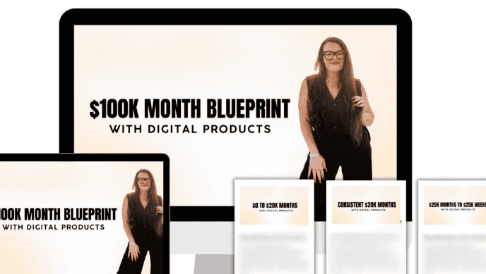 Katie and Floyd – $100K Month Blueprint With Digital Products Digital marketing blueprint for $100K monthly income with digital products.