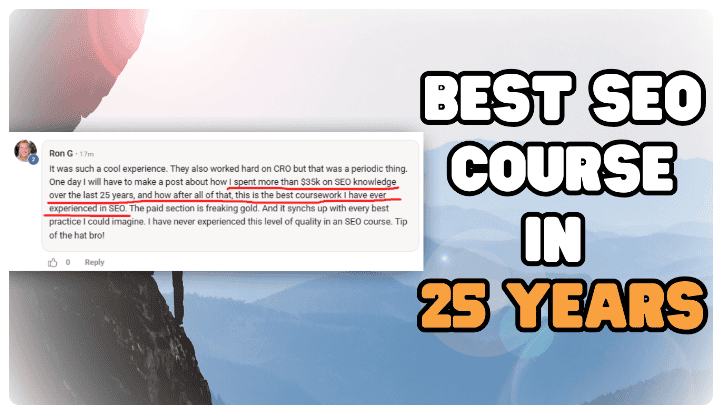 Caleb Ulku – AI SEO Mastery Pro Promotional image for getWSOdownload SEO course with bold text.